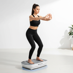 MERACH Curved Whole Body Vibration Plate Exercise Machine