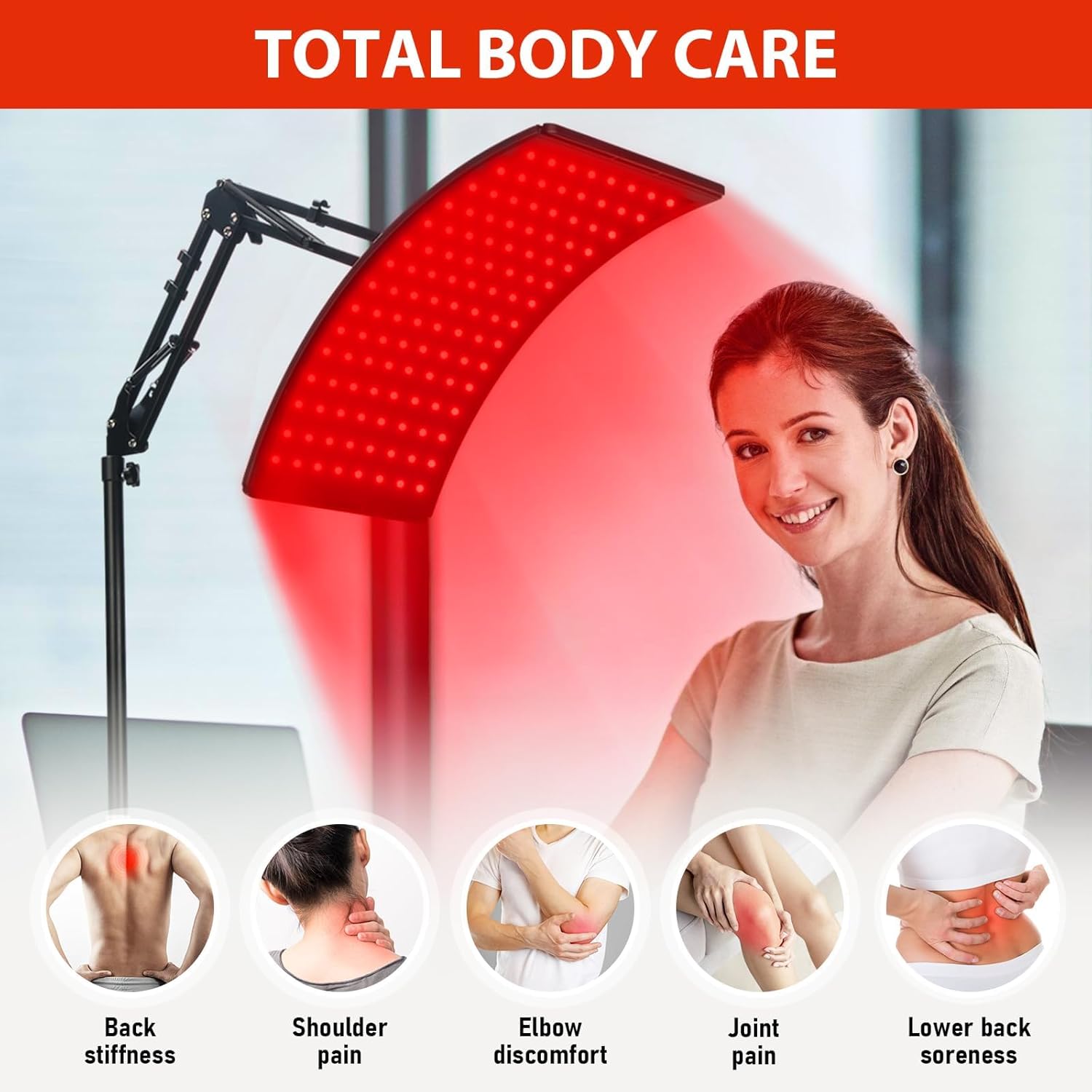 Transform Your Health with the Viconor Red Light Therapy Lamp - Comprehensive Skin Care & Pain Relief at Home!