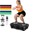 Transform Your Fitness Journey with the GLYLF Vibration Plate Exercise Machine - 130 Levels for Full Body Workouts, Lymphatic Drainage & Weight Loss, 450 Lbs Capacity, Bluetooth & Resistance Bands Included!