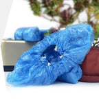 Automatic Shoe Cover Dispenser With100Pcs Disposable Shoe Covers Hand-Free Smart Overshoes Dispenser T Buckle for Home Office