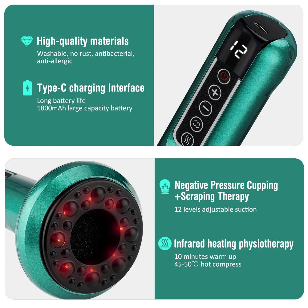 Transform Your Body with the Smart Body Massager: Vacuum Suction Device for Effective Cellulite Treatment and Relaxation