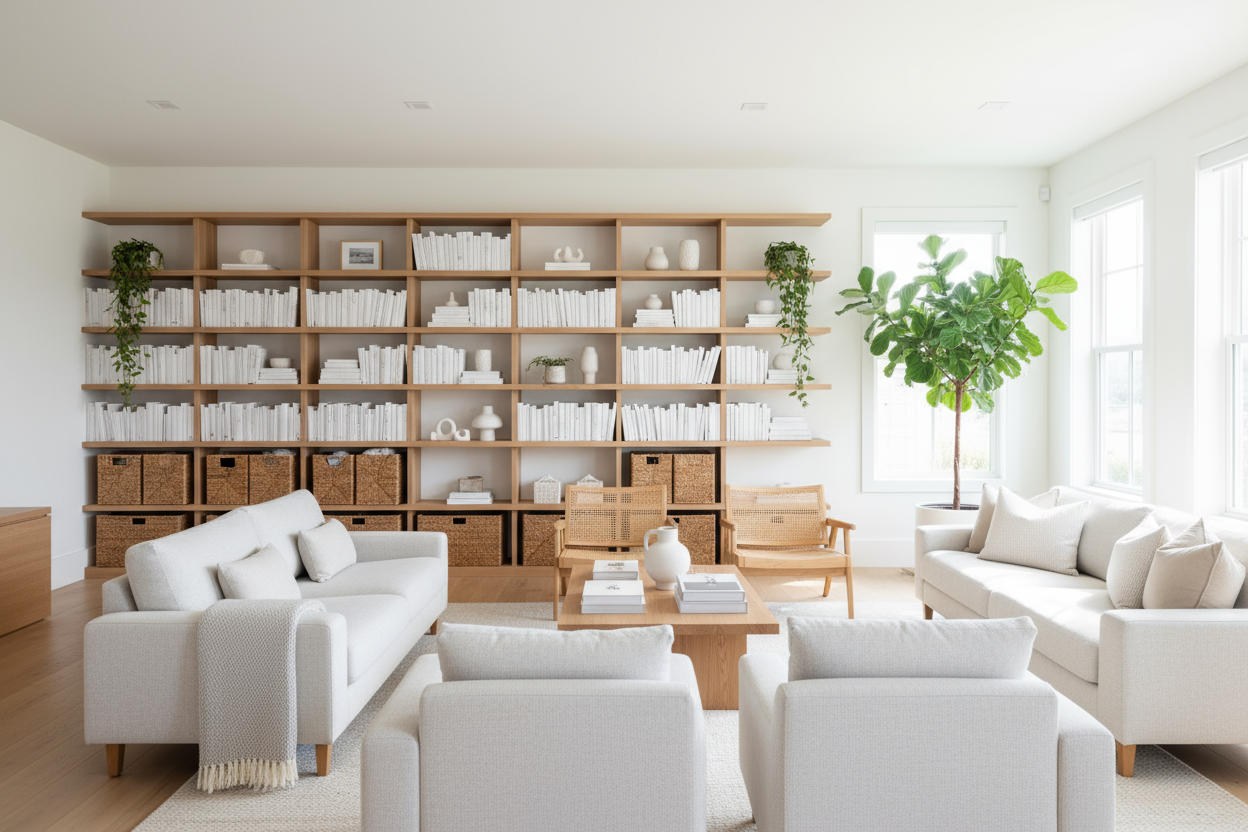 a beautiful organized home