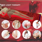 Shanglaite Drop Shipping 60X180Cm Red Light Mat 140W for Whole Back Pain Relief Infrared Therapy Blanket
